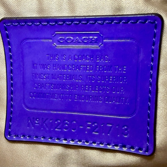 Coach Poppy Signature C Crossbody Bag RARE - Picture 5 of 13